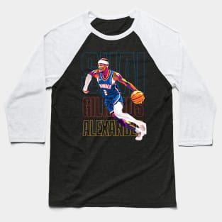 Shai Gilgeous Alexander WPAP Baseball T-Shirt